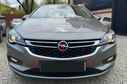 Front Grille Trim (Stainless Steel) for Opel Astra K 2016-2021 - image 1