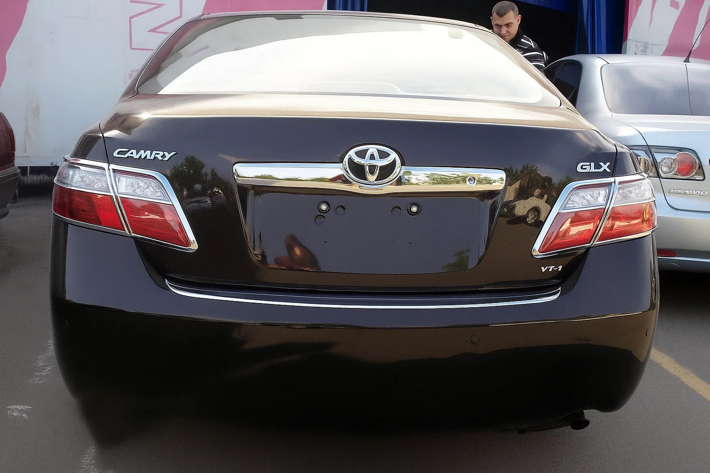 Chrome Tail Light Covers (2 pcs, plastic) for Toyota Camry 2006-2011 - image 4