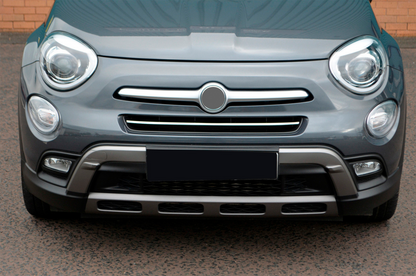 Stainless steel front bumper protector for Fiat 500X 2014-2024 - image 5