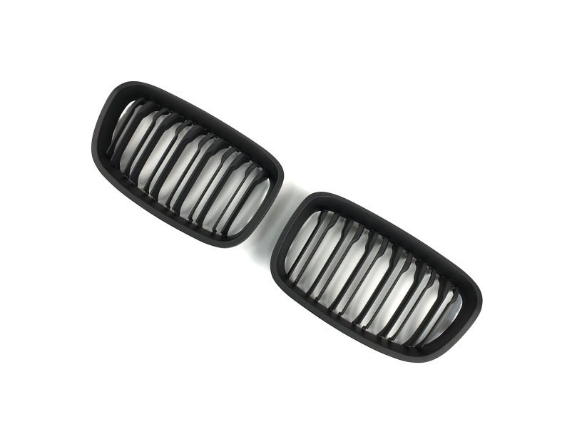 M-Look Kidney Grilles (2011-2014, Matte Black) for BMW 1 Series F20/F21 2011-2019 - image 3