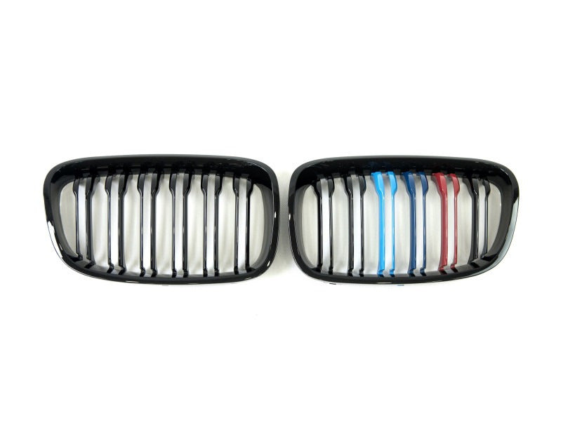 Kidney Grilles M-Look (2011-2014, M-Color) for BMW 1 Series F20/F21 2011-2019 - image 2