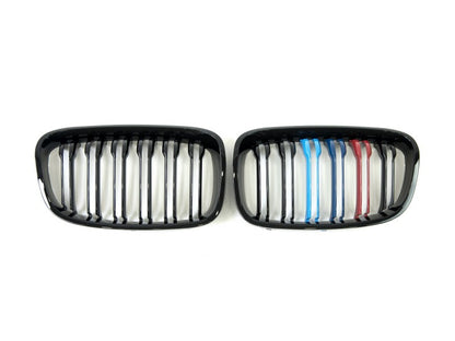 Kidney Grilles M-Look (2011-2014, M-Color) for BMW 1 Series F20/F21 2011-2019 - image 2