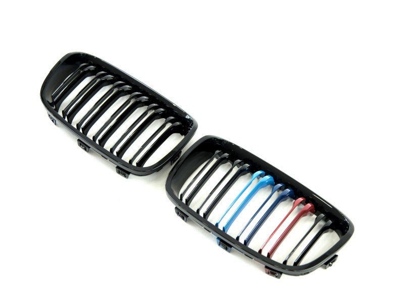 Kidney Grilles M-Look (2011-2014, M-Color) for BMW 1 Series F20/F21 2011-2019 - image 3