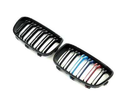 Kidney Grilles M-Look (2011-2014, M-Color) for BMW 1 Series F20/F21 2011-2019 - image 3