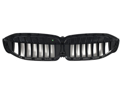 Kidney Grilles 1 Bar (2018-2022, Black Matte) for BMW 3 Series G20/G21 2018- - image 4
