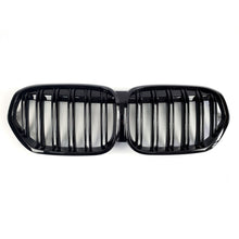 Kidney Grilles M-Look (2020-2022, Gloss Black) for BMW X1 F48 2015-2022 - image 2