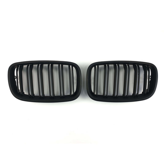Kidneys M-Look (black matte) for BMW X5 E70 2007-2013 - image 2
