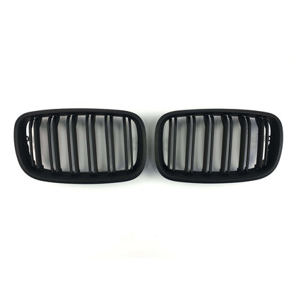 Kidneys M-Look (black matte) for BMW X6 E71 2008-2014 - image 2