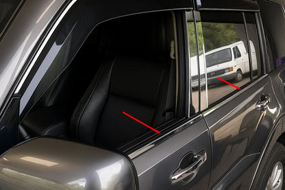 Window Trim Stainless Steel (4 pcs) for Mitsubishi Pajero Wagon IV 2006-2021 - image 1