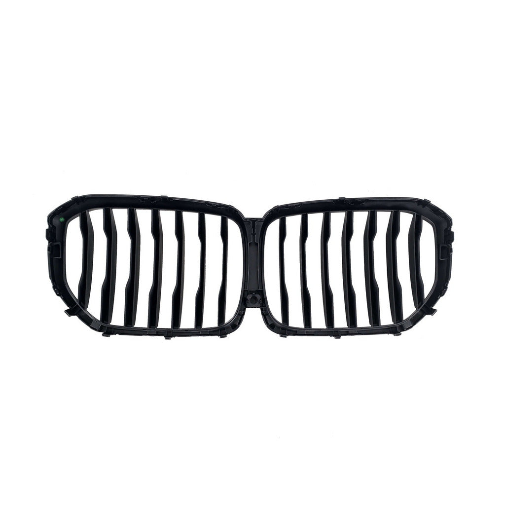 Kidney Grilles 1 Bar (2019-2022, Gloss Black with Chrome Trim) for BMW X5 G05 2019–2026 - image 4