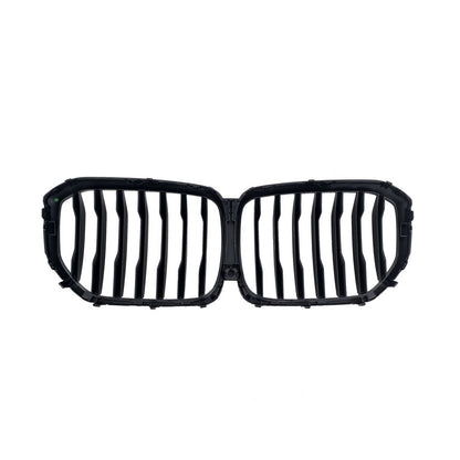 Kidney Grilles 1 Bar (2019-2022, Gloss Black with Chrome Trim) for BMW X5 G05 2019–2026 - image 4
