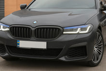 Kidney Grilles 1 Bar (2021+, Matte Black) for BMW 5 Series G30/G31 2017-2023 - image 1