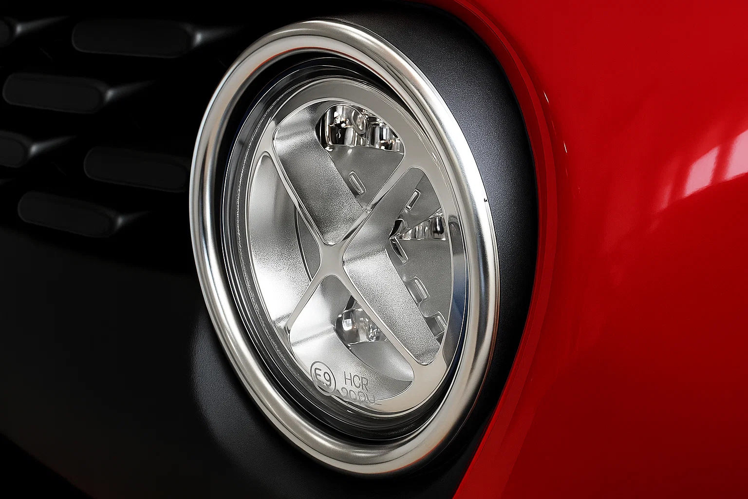 Trim for position lights (2 pcs, stainless steel) for Hyundai I-10 2017-2020 - image 1