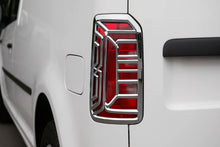 Chrome Tail Light Covers (2 pcs, plastic) for Volkswagen Caddy 2015-2020 - image 1