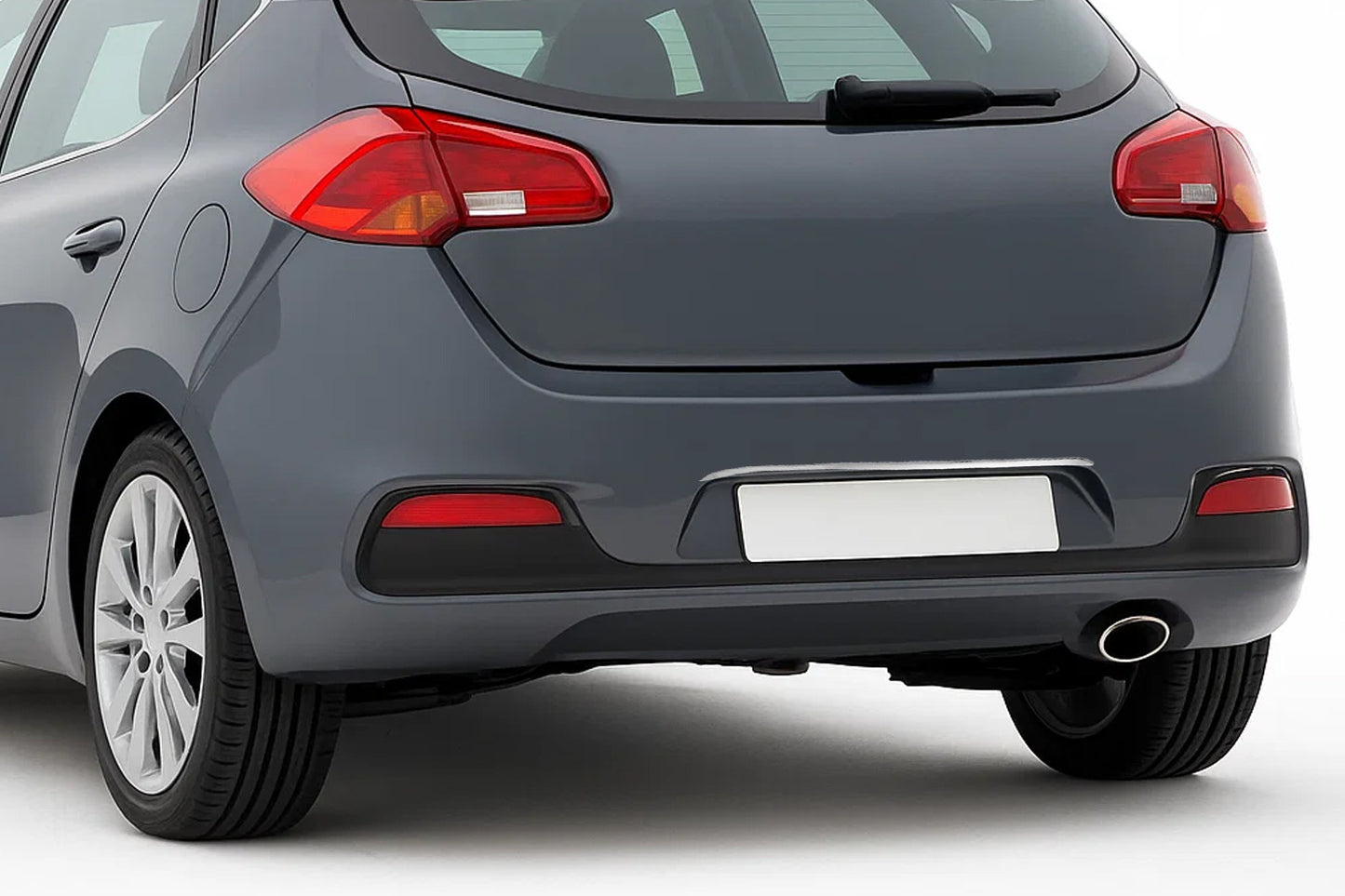 Chrome trim above license plate for HB (stainless steel) for Kia Ceed 2012-2018 - image 1