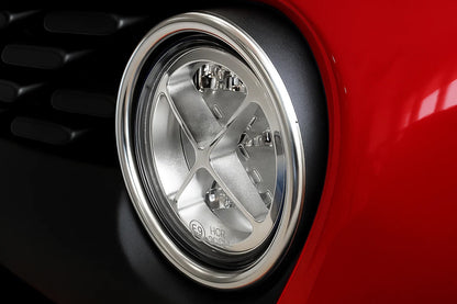 Trim for position lights (2 pcs, stainless steel) for Hyundai I-10 2017-2020 - image 1