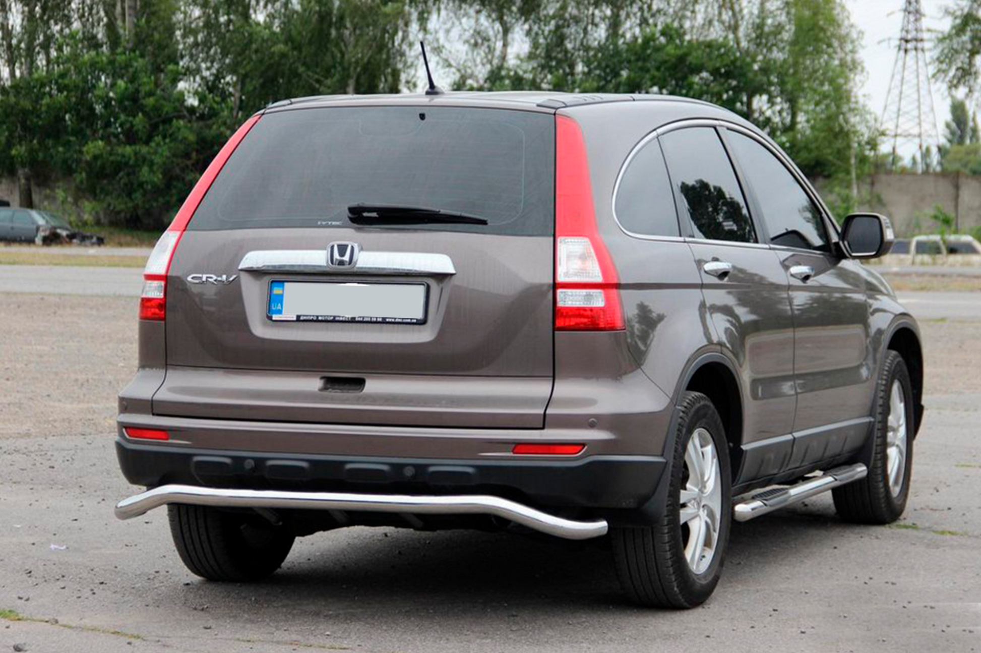 Rear Bar AK008 (Stainless Steel) for Honda CRV 2012-2016 - image 3