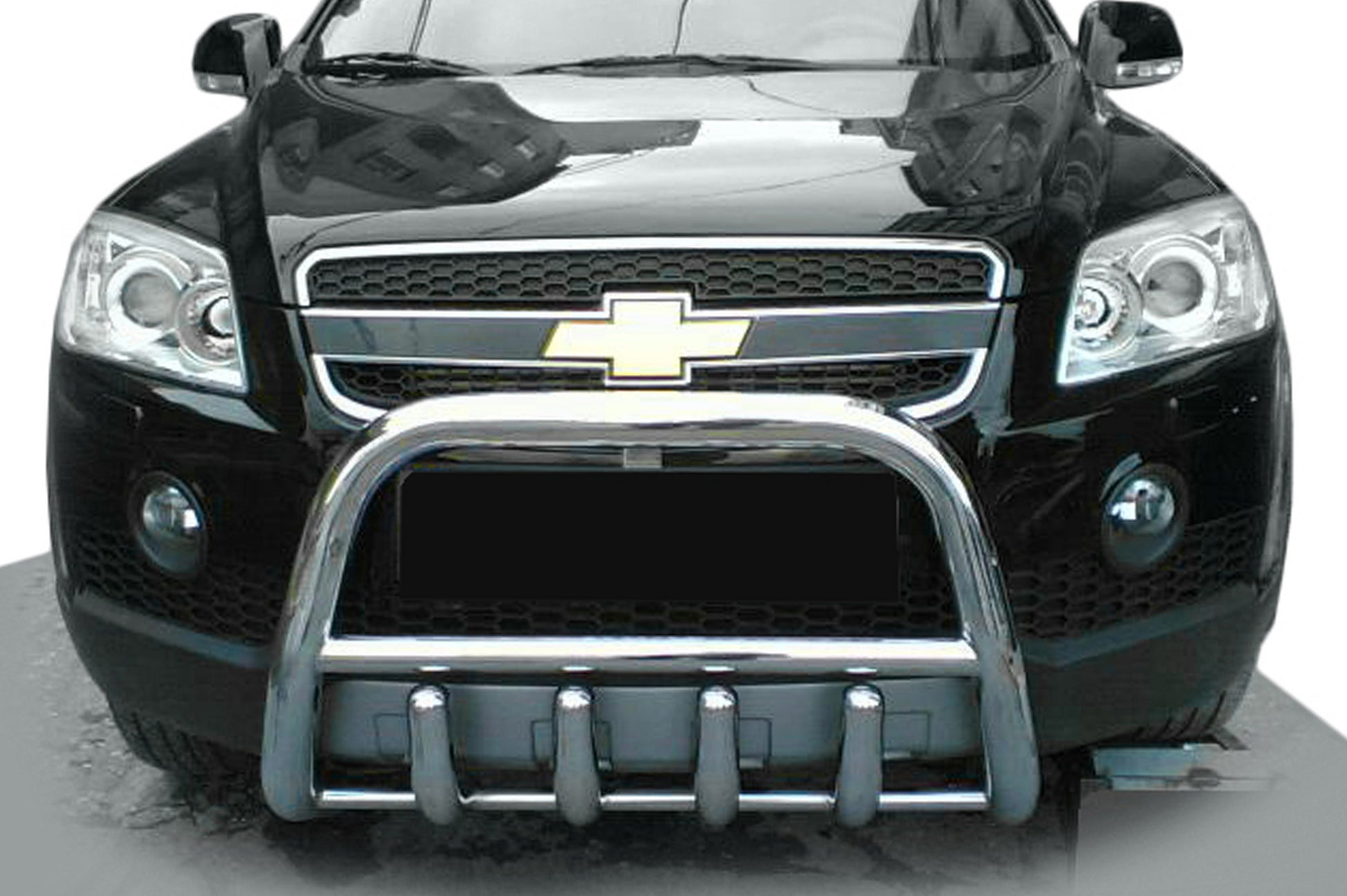 Front Bar QT006 (Stainless Steel) for Chevrolet Captiva 2006-2019 - image 1