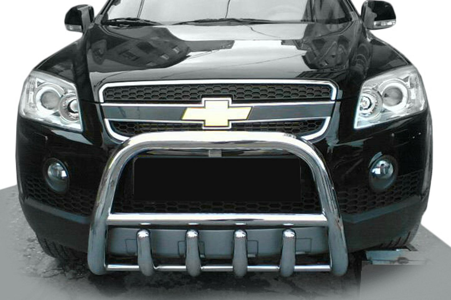 Front Bar QT006 (Stainless Steel) for Chevrolet Captiva 2006-2019 - image 1