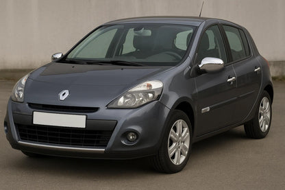 Mirror Covers (2 pcs, Stainless Steel) for Renault Clio III 2005-2012 - image 1