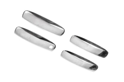 Chrome Door Handle Covers (4 pcs, Stainless Steel) for Audi A6 C6 2004-2011 - image 2