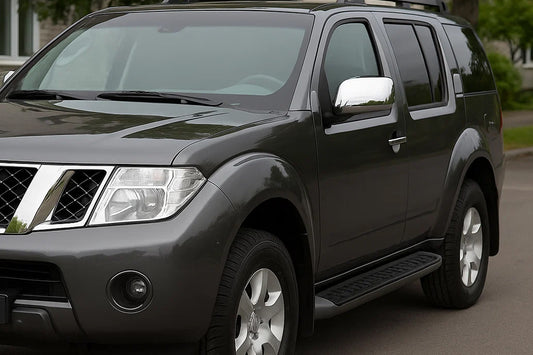 Mirror Covers (2 pcs, Stainless Steel) for Nissan Pathfinder R51 2005-2014 - image 1