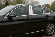 Stainless Steel Door Pillar Covers (6 pcs) for Mercedes C-сlass W205 2014-2021 - image 1