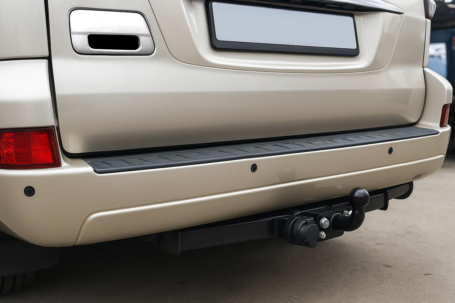 Chrome Tailgate Handle Cover (Stainless Steel) for Toyota Land Cruiser Prado 120 2002-2009 - image 1