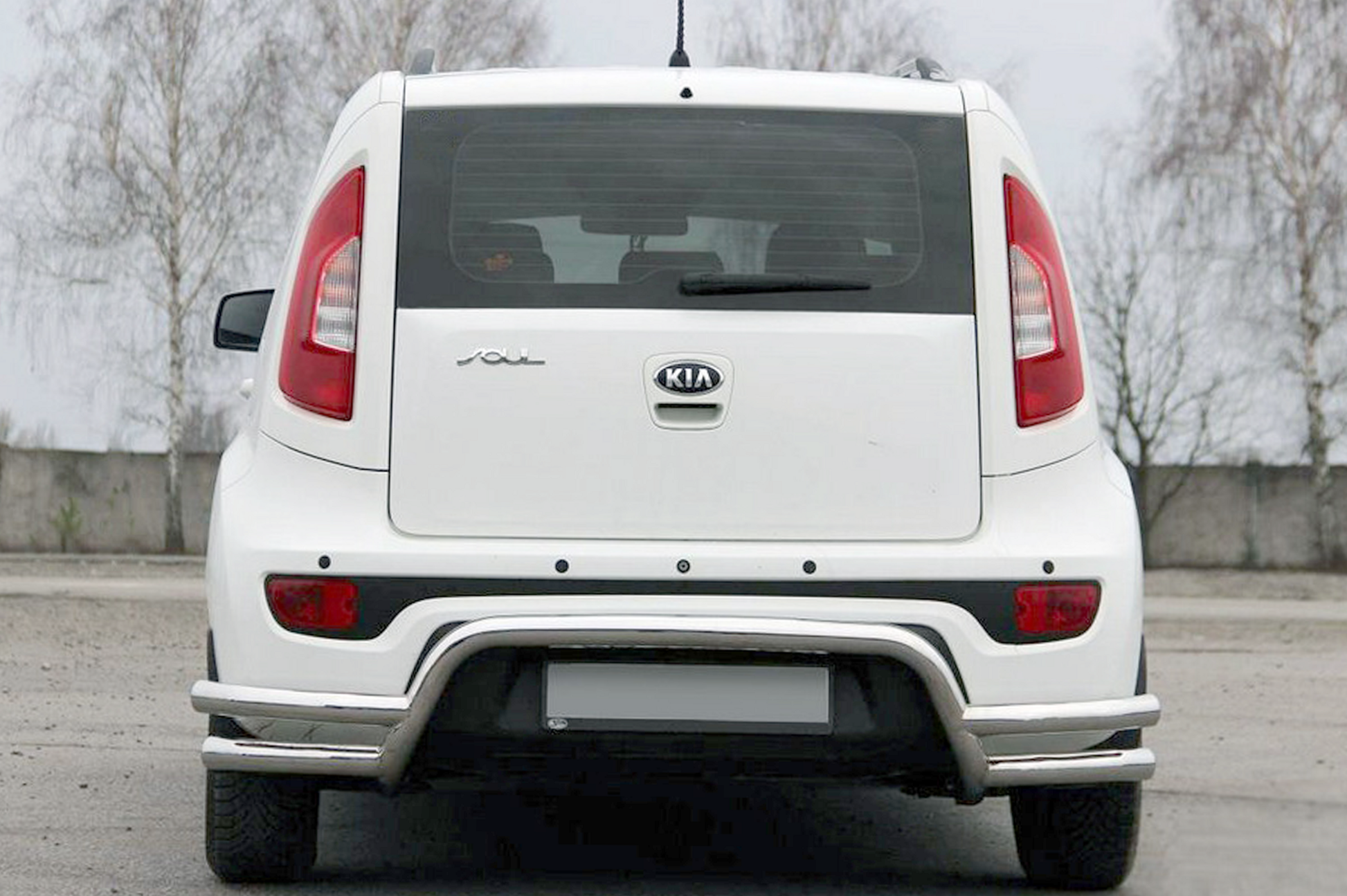 Rear Guard AK007-2 (Stainless Steel) for Kia Soul II 2013-2018 - image 1