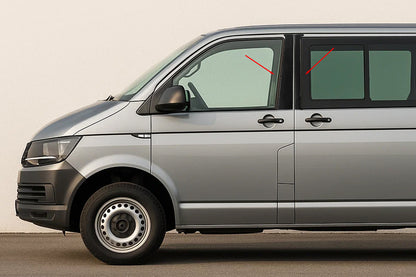 Door Pillar Covers EuroCap for Volkswagen T5 2010-2015 - image 1