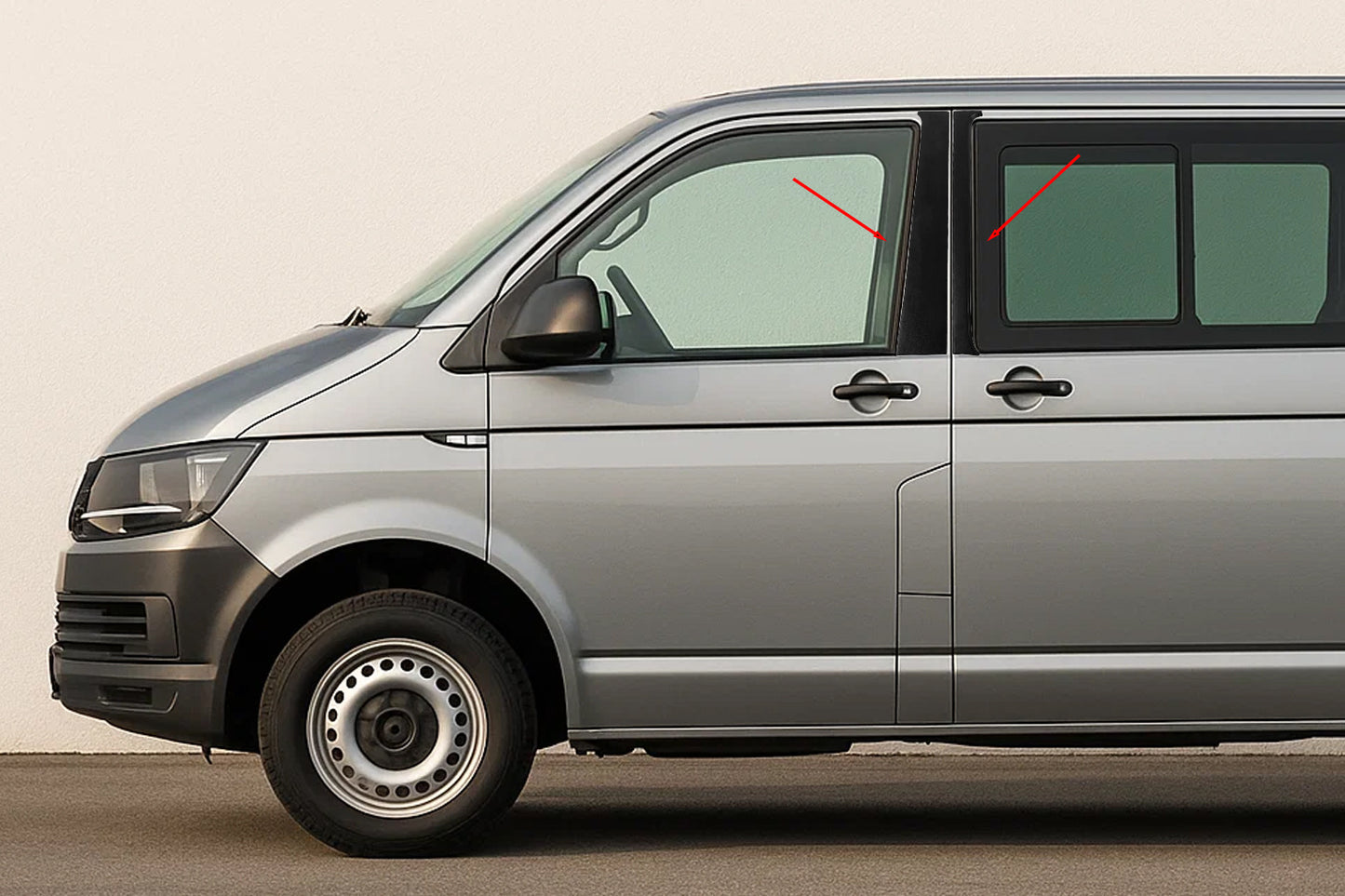 Door Pillar Covers EuroCap for Volkswagen T6 2015-2024 - image 1
