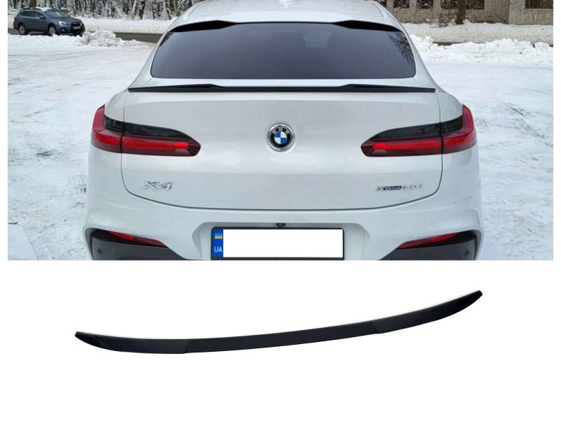 Trunk Lid Spoiler X4M-Style (Gloss Black, ABS Plastic) for BMW X4 G02 2018- - image 1