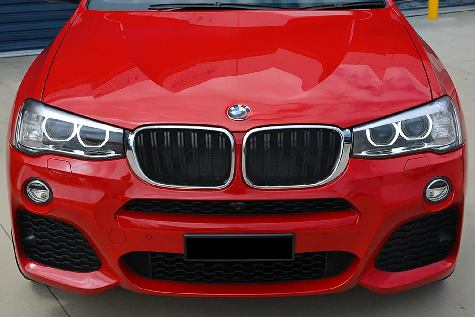 Kidneys M-Look (Gloss Black with Chrome Trim) for BMW X4 F26 2014-2018 - image 1