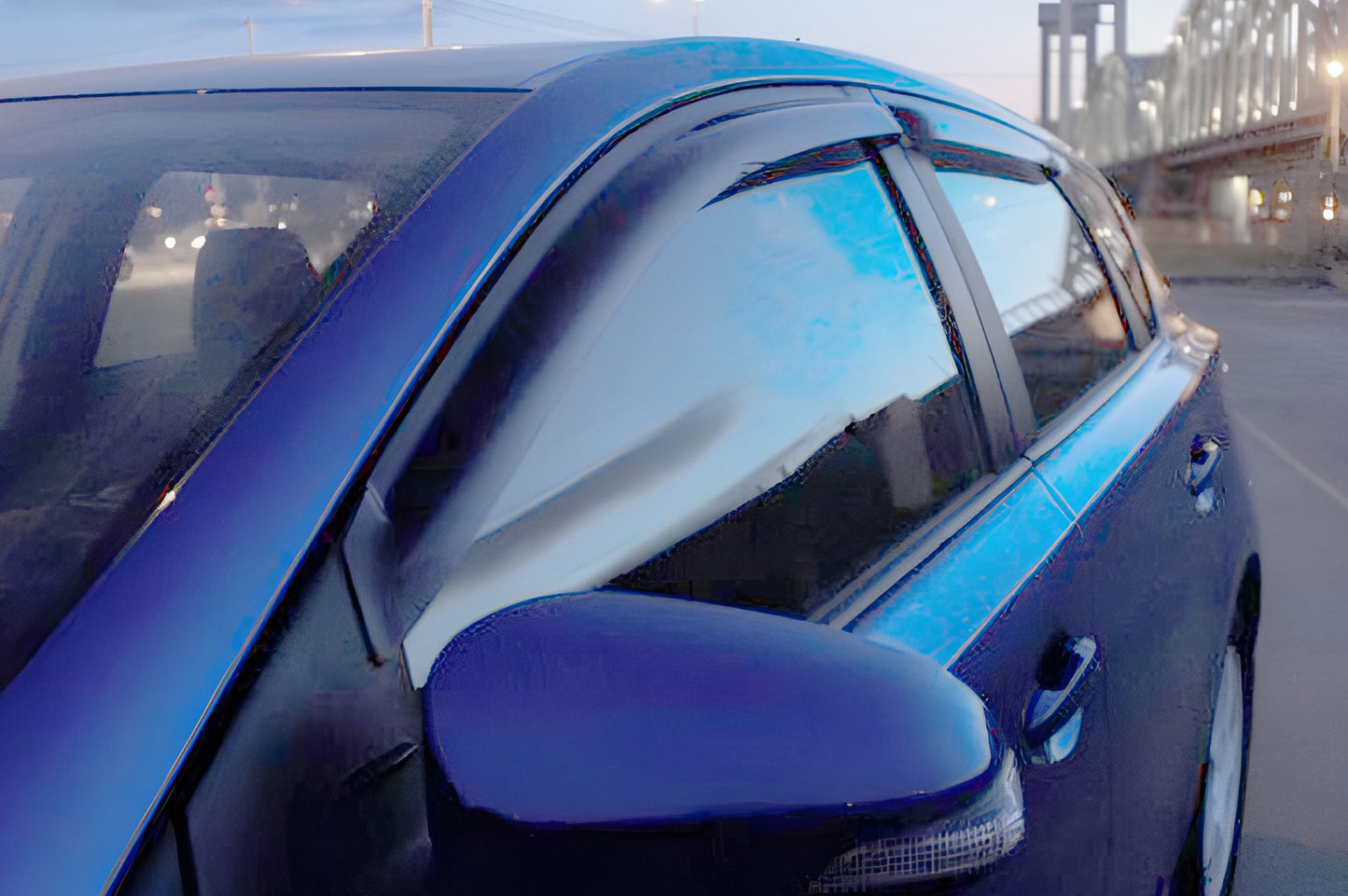 Window Deflectors (4 pcs, HIC) for Toyota Auris 2012-2018 - image 1