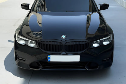 Kidney Grilles 1 Bar (2018-2022, Black Matte) for BMW 3 Series G20/G21 2018- - image 1