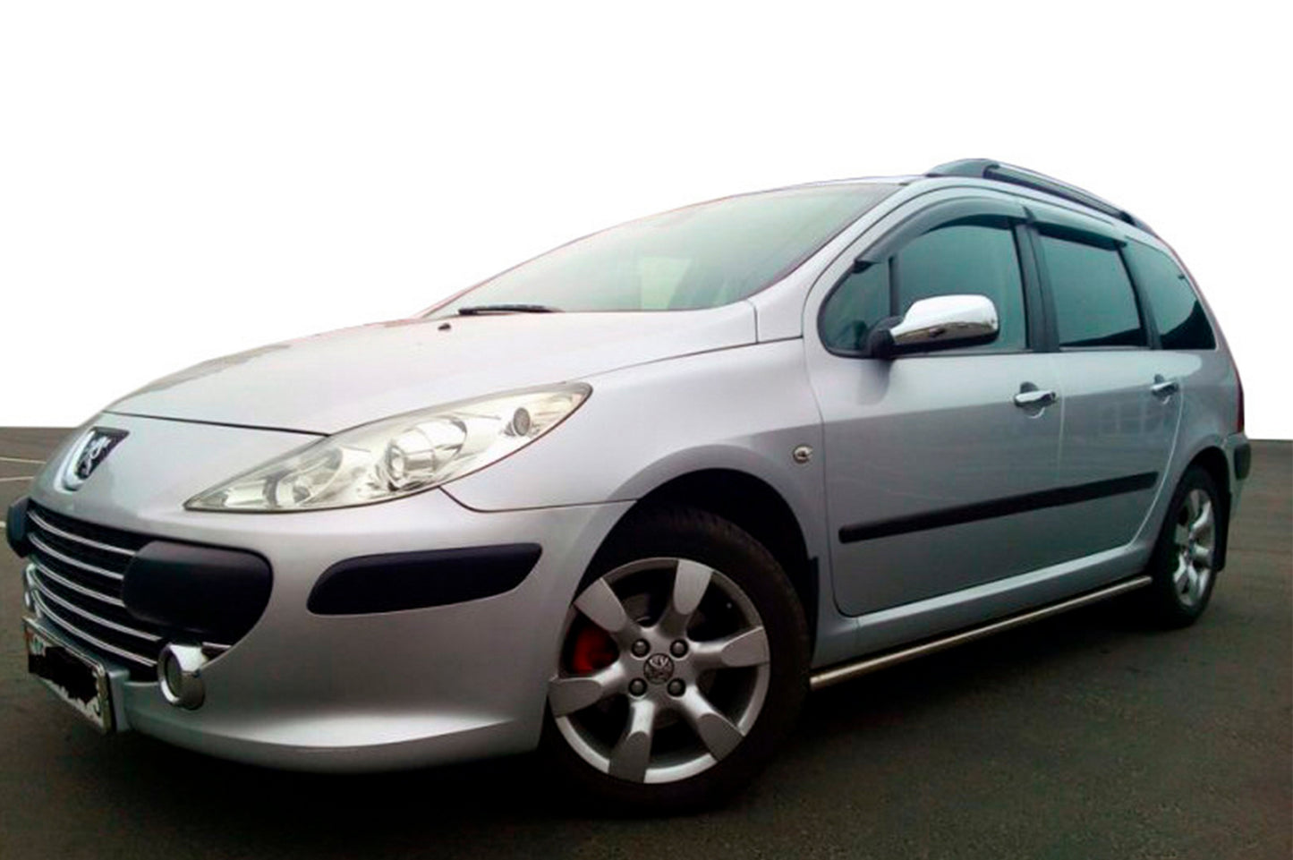 Window Deflectors SW (4 pcs, HIC) for Peugeot 307 2001-2008 - image 1