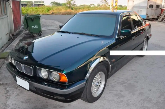 Window Deflectors (4 pcs, HIC) for BMW 5 Series E34 1988-1995 - image 1