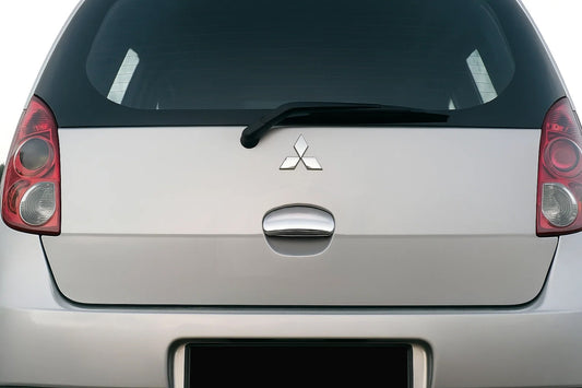 Rear door handle cover (stainless steel) for Mitsubishi Colt 2004-2012 - image 1
