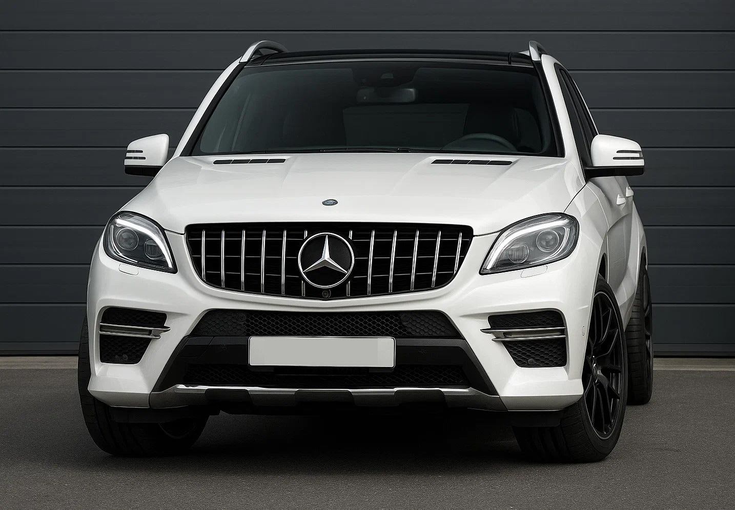 Tuning Front Grille GT Panamericana (for ML) for Mercedes GLE/ML сlass W166 2011-2018 - image 1