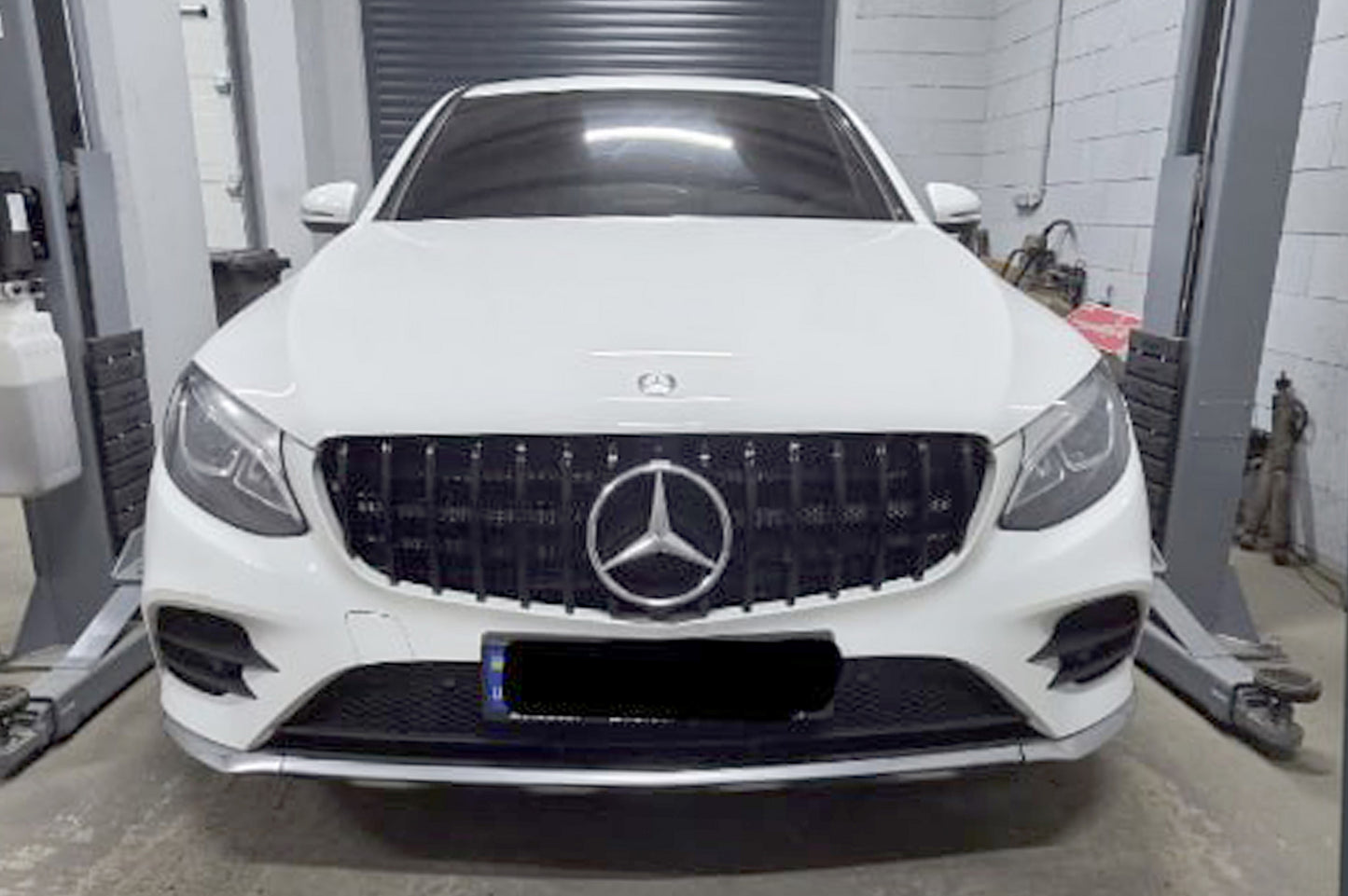 Front Grille GT Panamericana Black (for 2015-2019) for Mercedes GLC coupe C253 2016-2023 - image 3