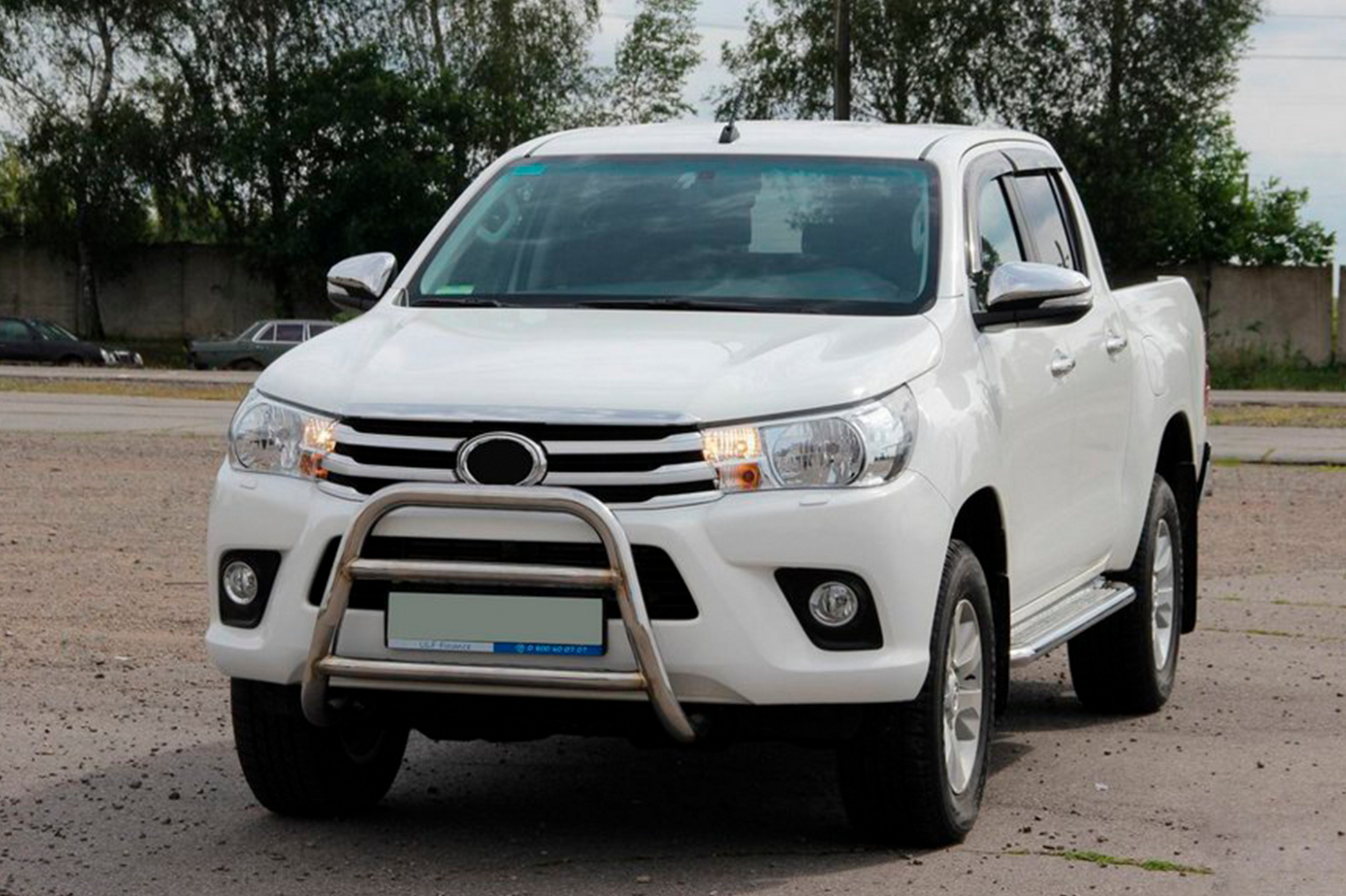 Front Bar WT023 (Stainless Steel) for Toyota Hilux 2015- - image 1