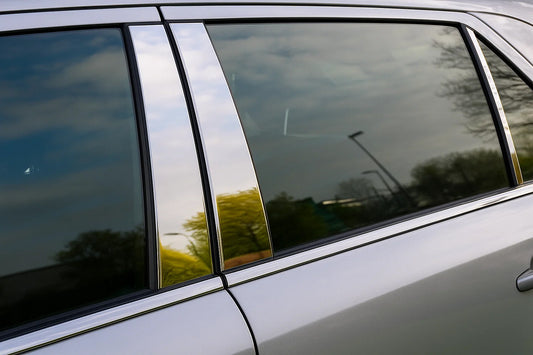 Window Trim Molding (4 pcs, Stainless Steel) for Volkswagen Golf Plus 2004-2014 - image 1