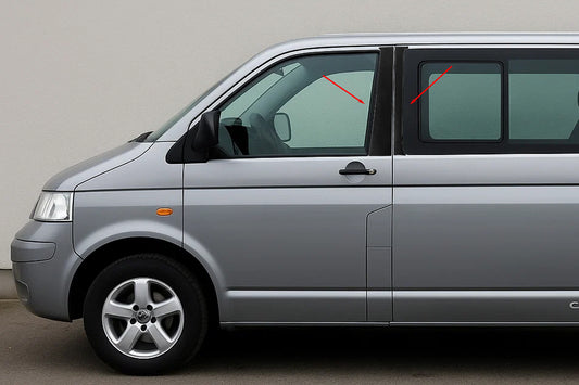 Door Pillar Covers EuroCap for Volkswagen T5 Multivan 2003-2010 - image 1