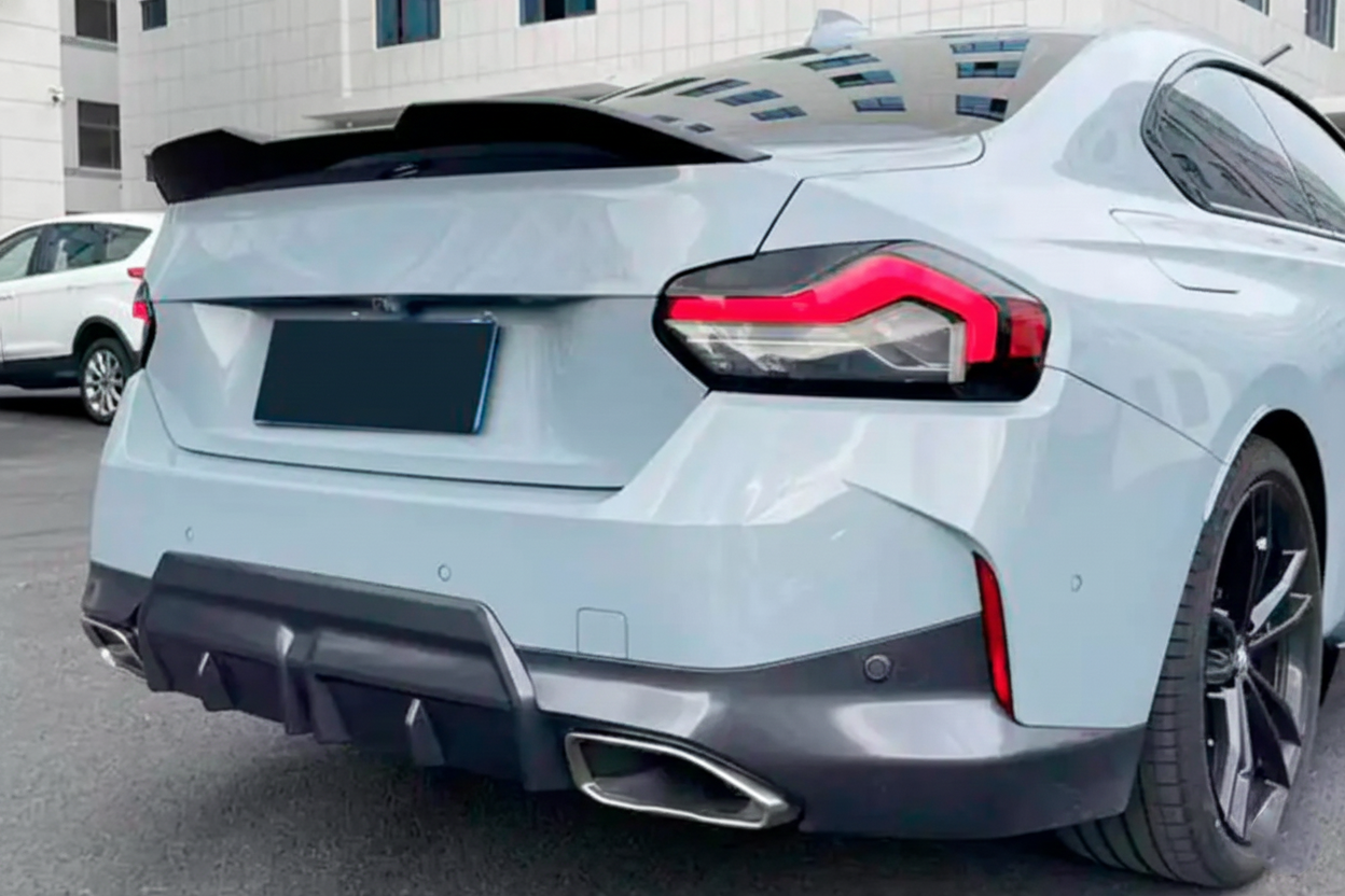 Spoiler MP-Style (Gloss Black) for BMW 2 Series G42 2021- - image 2