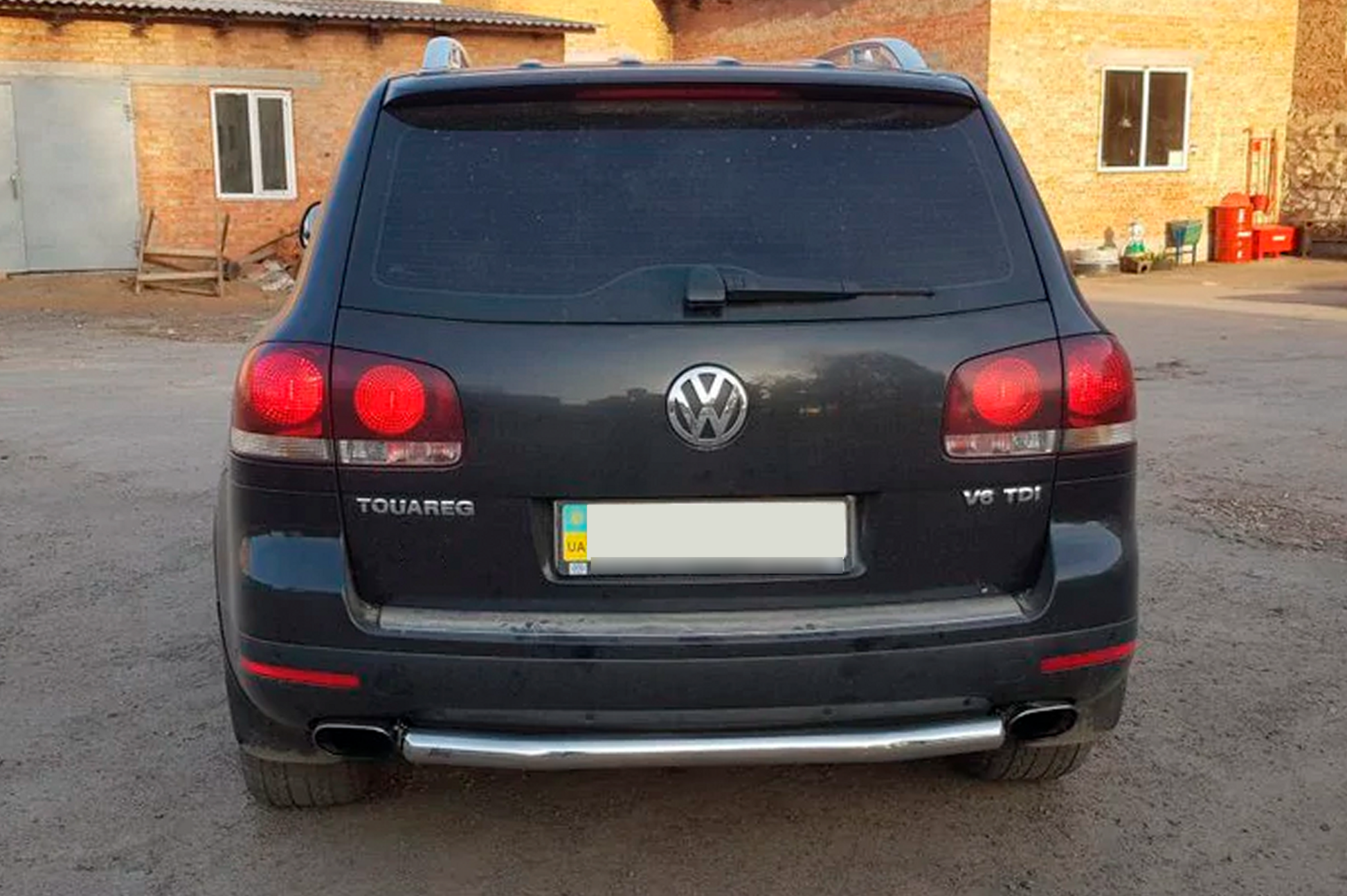 Rear Guard AK002 (2 pcs, stainless steel) for Volkswagen Touareg 2002-2010 - image 5