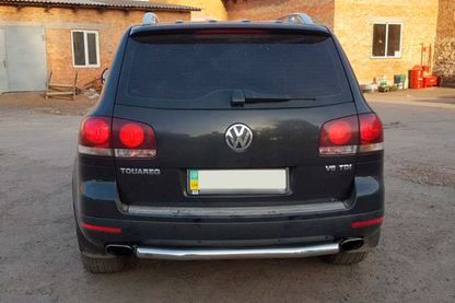 Rear Guard AK002 (2 pcs, stainless steel) for Volkswagen Touareg 2002-2010 - image 5