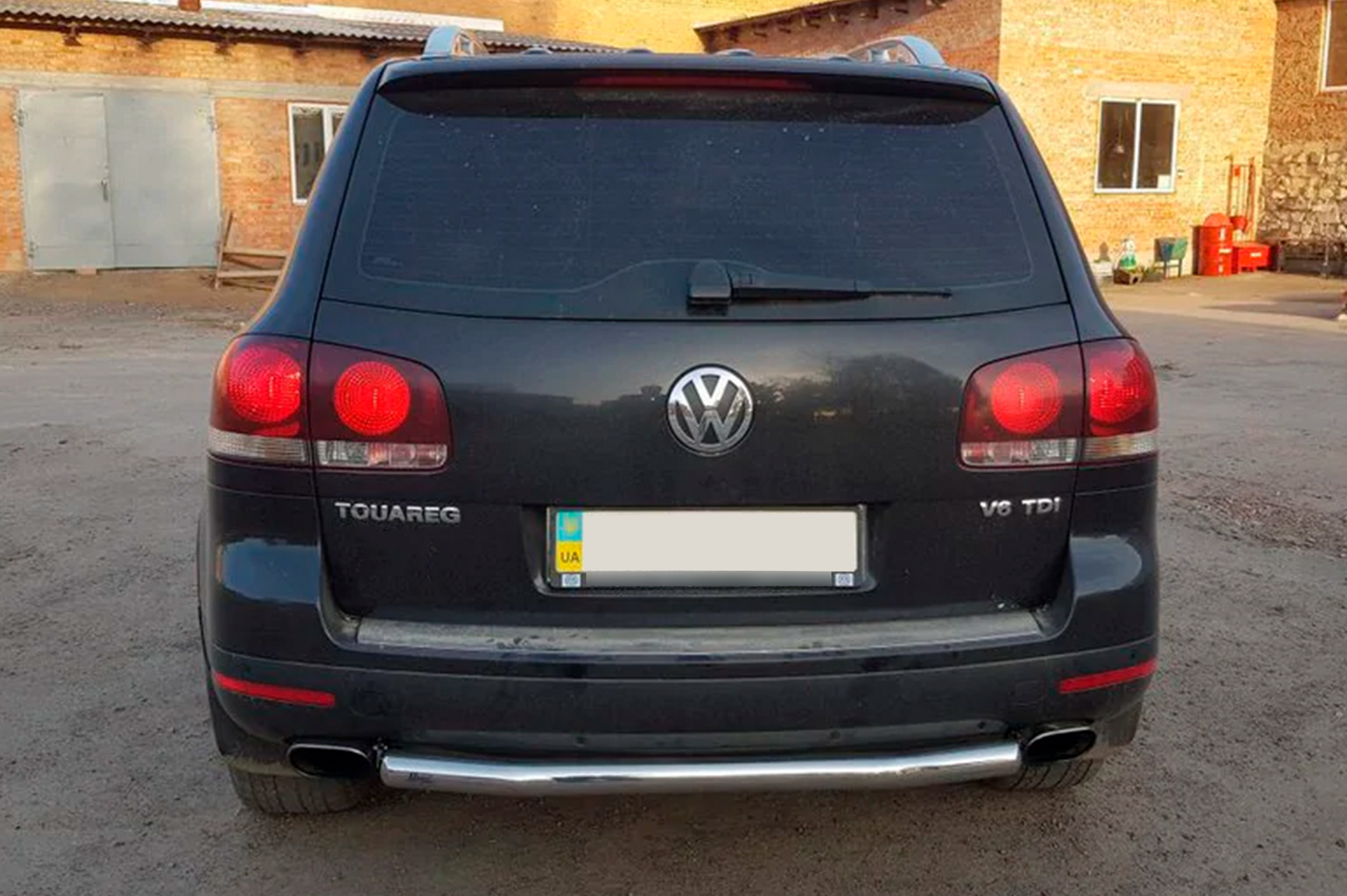 Rear Guard AK002 (2 pcs, stainless steel) for Volkswagen Touareg 2002-2010 - image 6