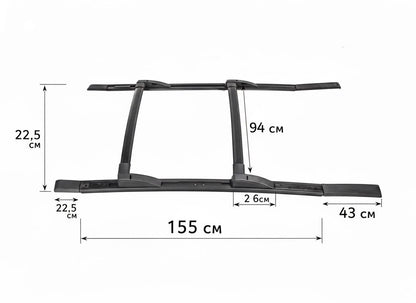 OEM Roof Rails for GreatWall Haval/Hover H3 2005-2013 - image 4