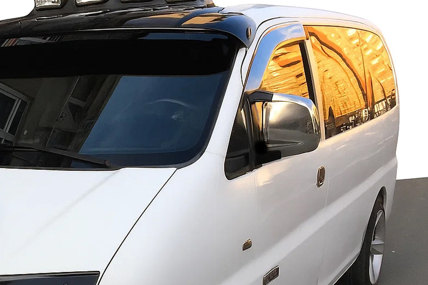 Mirror Covers (2 pcs, Plastic) for Hyundai H200, H1, Starex 1998-2007 - image 1