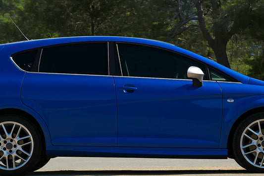 Window Trim Stainless Steel OmsaLine (8 pcs) for Seat Leon 2005-2012 - image 1